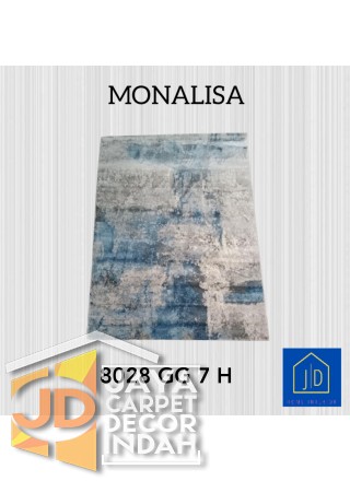 Karpet Permadani Monalisa 8028 GG 7 H Ukuran 120x160, 160x230, 200x300, 240x340,300x400